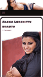 Mobile Screenshot of alexalorenfan.com